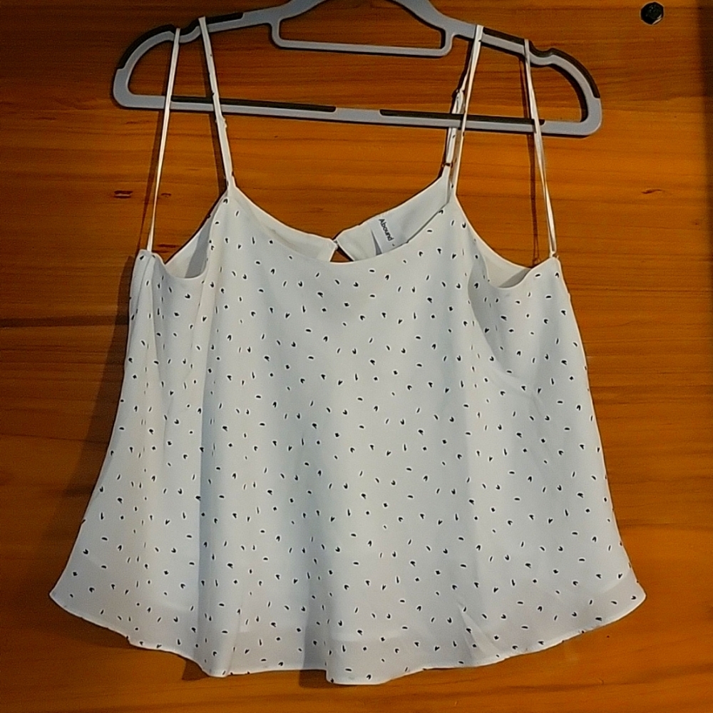 NWT flowy print tank top size L